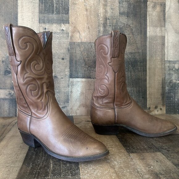 Lucchese Classics L001673 Soft Leather Cowboy Boots Mens 10 D - Picture 12 of 12